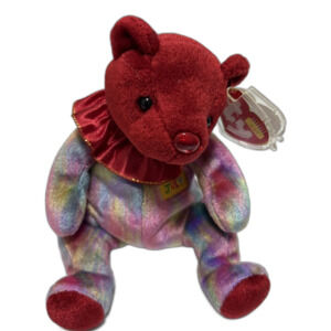 Ty Beanie Baby Happy Birthday Ruby the July Bear Retired MWMT